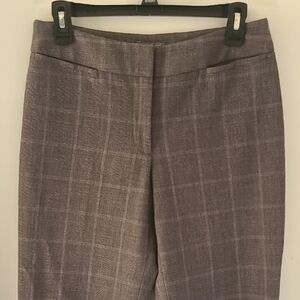 Apt. 9 Gray Plaid Women's Trousers